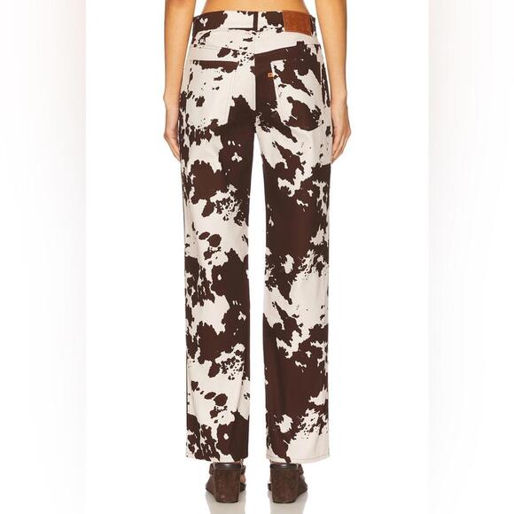 NWT MIAOU x Revolve | SZ M | Coastal Cowgirl Mid Rise Straight Leg Jeans Pants - Picture 2 of 11